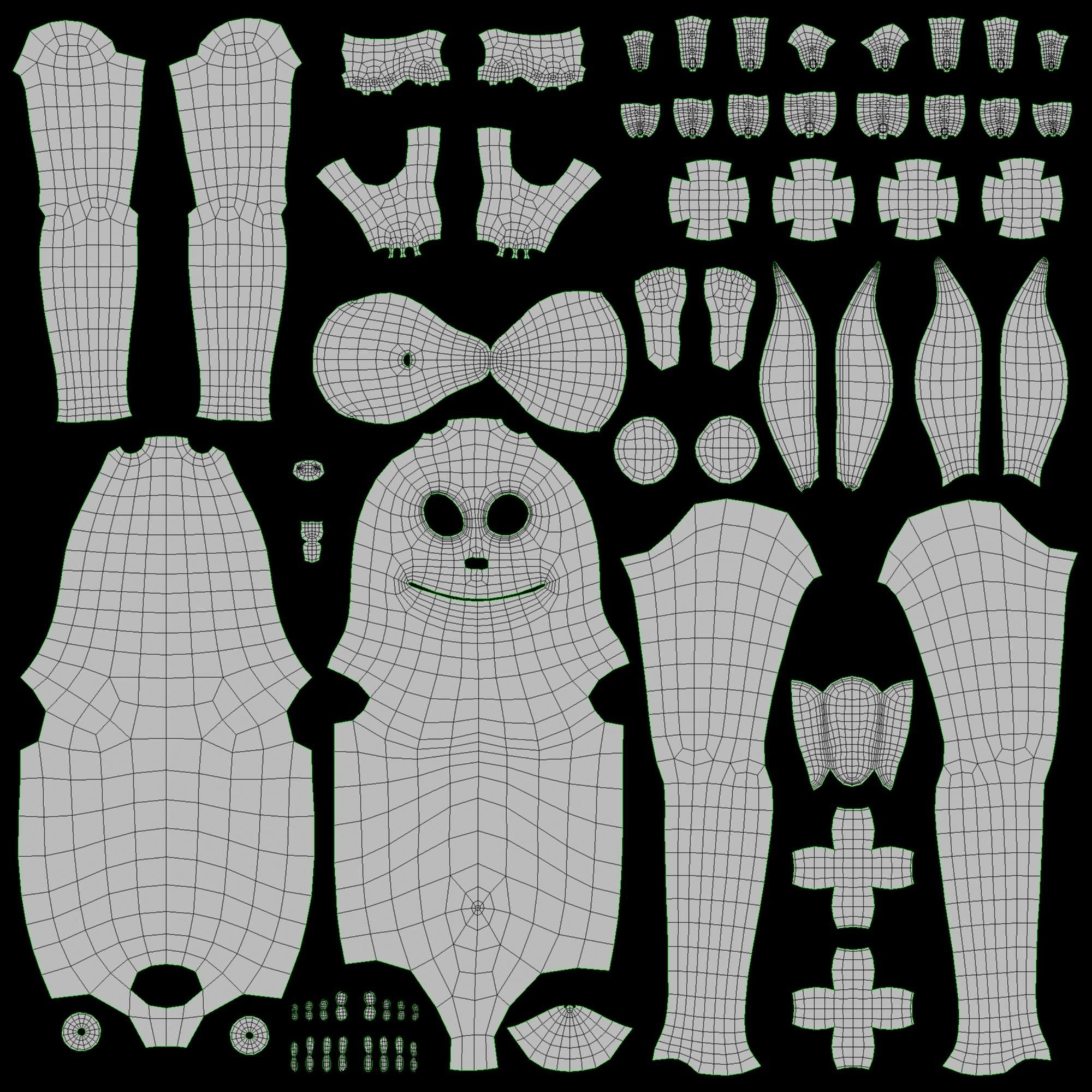 Creature Rabbit 3D model_30