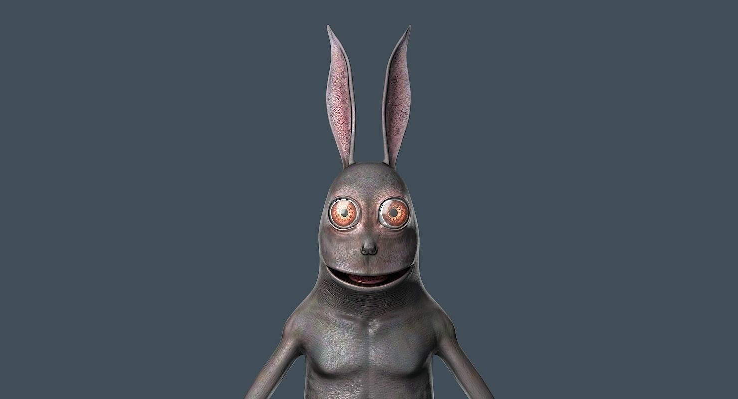 Creature Rabbit 3D model_6