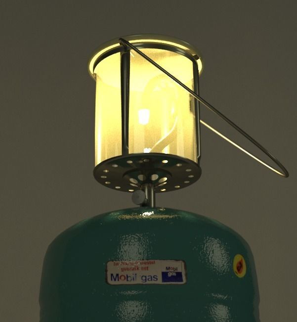 Gas Lamp 3d Model Free 3D model_1