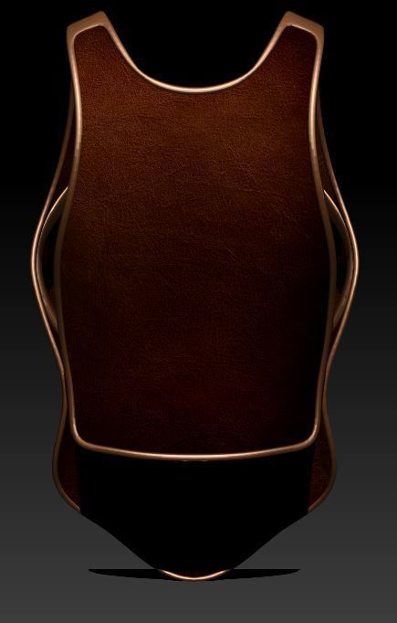 Celtic Female Armour 3D model_6