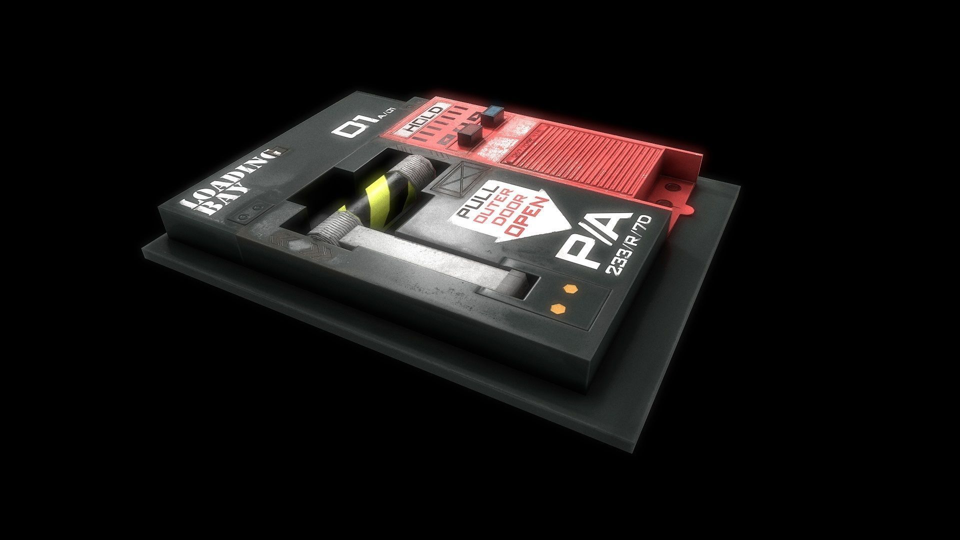 PROPS 1 Low-poly 3D model_2