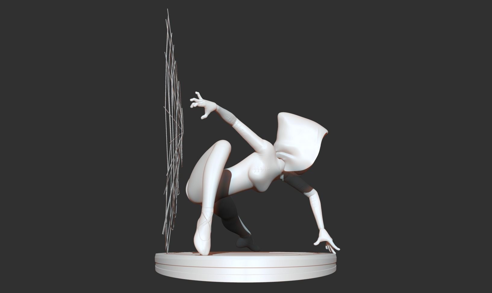 Spider Gwen 3D print model_11