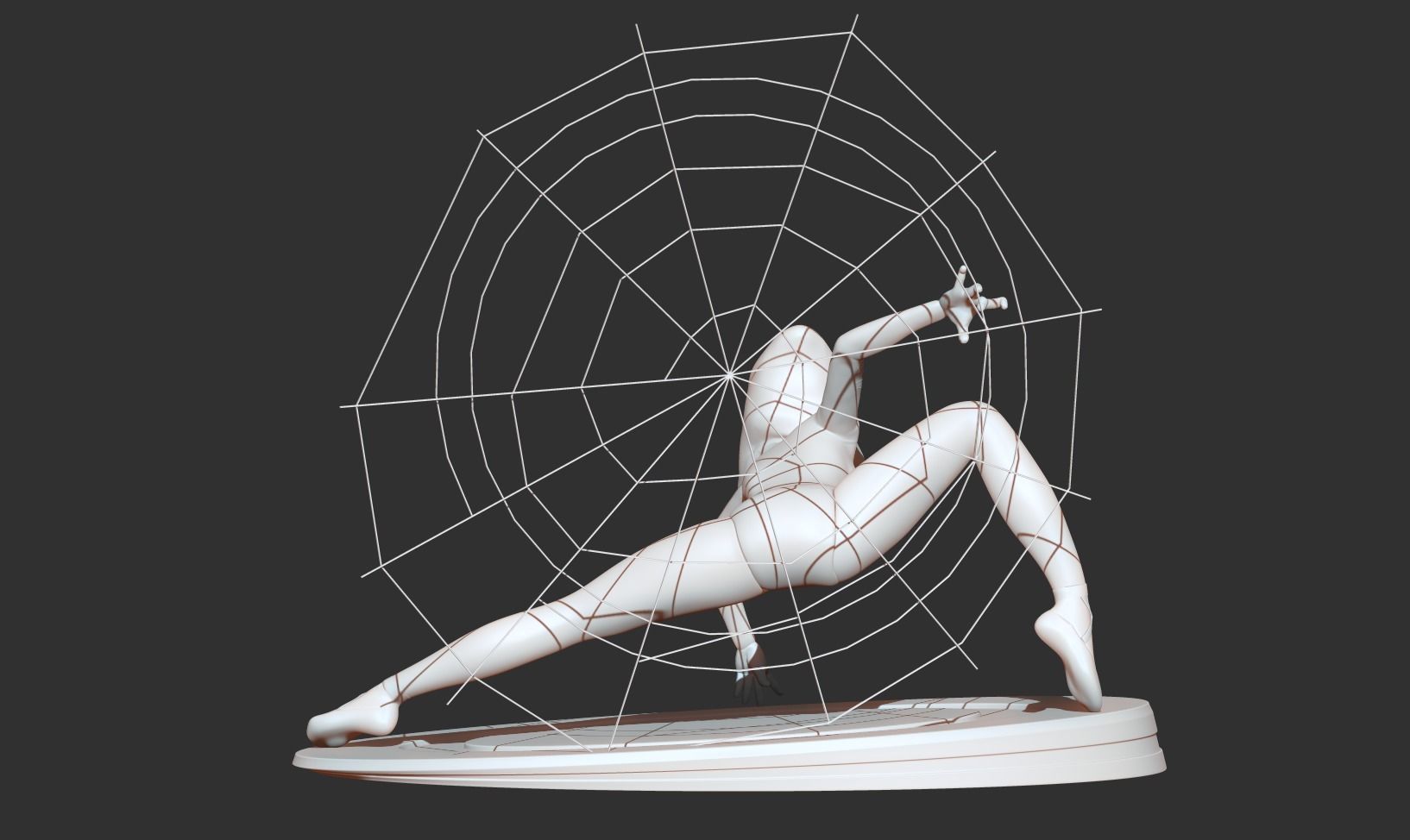 Spider Gwen 3D print model_12