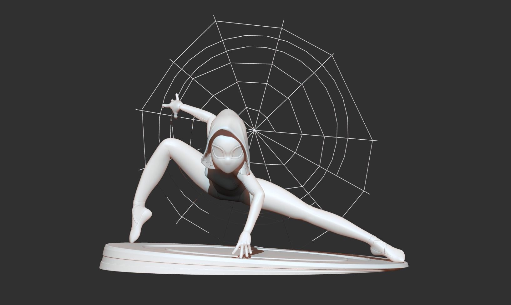 Spider Gwen 3D print model_13