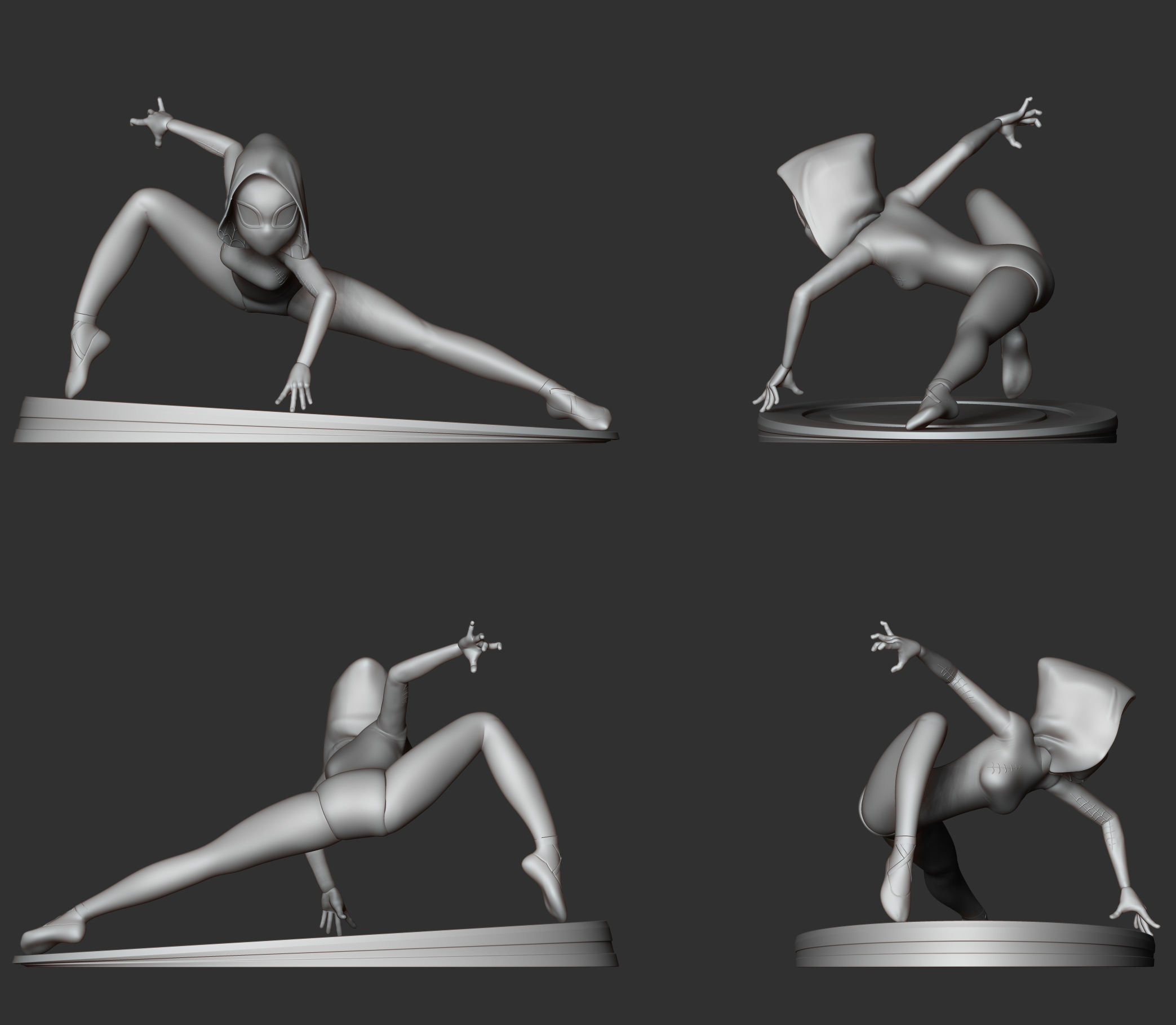 Spider Gwen 3D print model_9