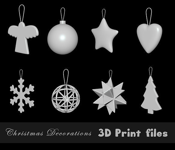 Christmas Decorations 3D print model