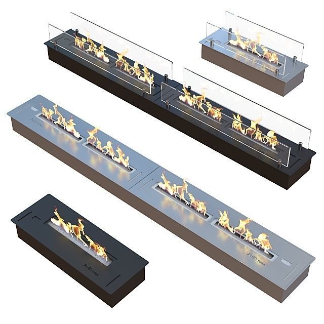 Bio Fireplaces Ruby Fires 3D model_4