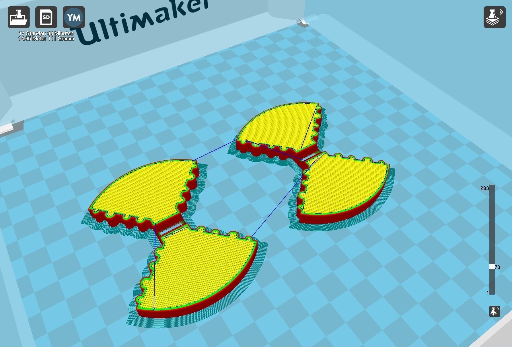 Centrifugal Cross Riddle Puzzle 3D print model_23
