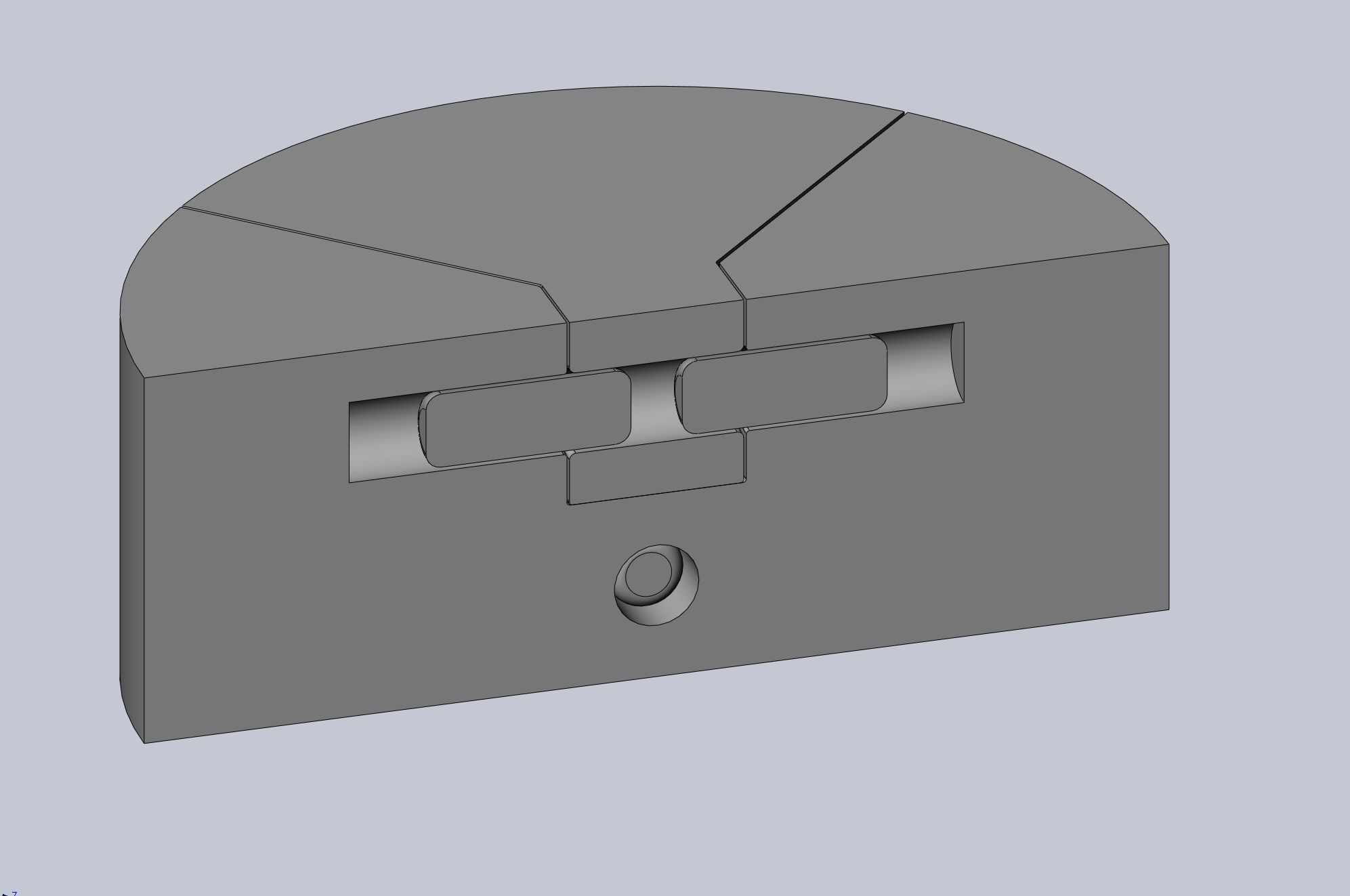 Centrifugal Cross Riddle Puzzle 3D print model_11