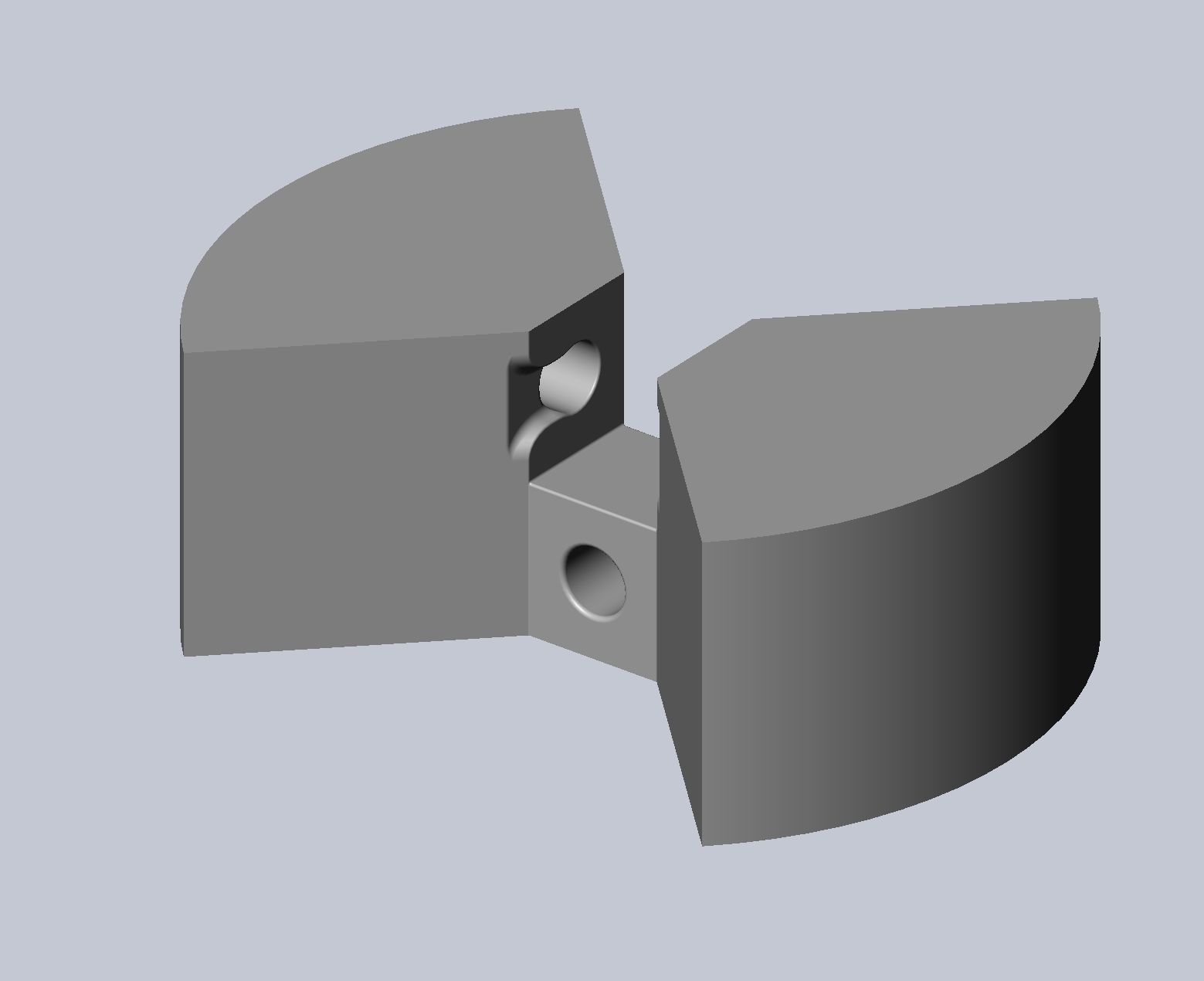 Centrifugal Cross Riddle Puzzle 3D print model_6