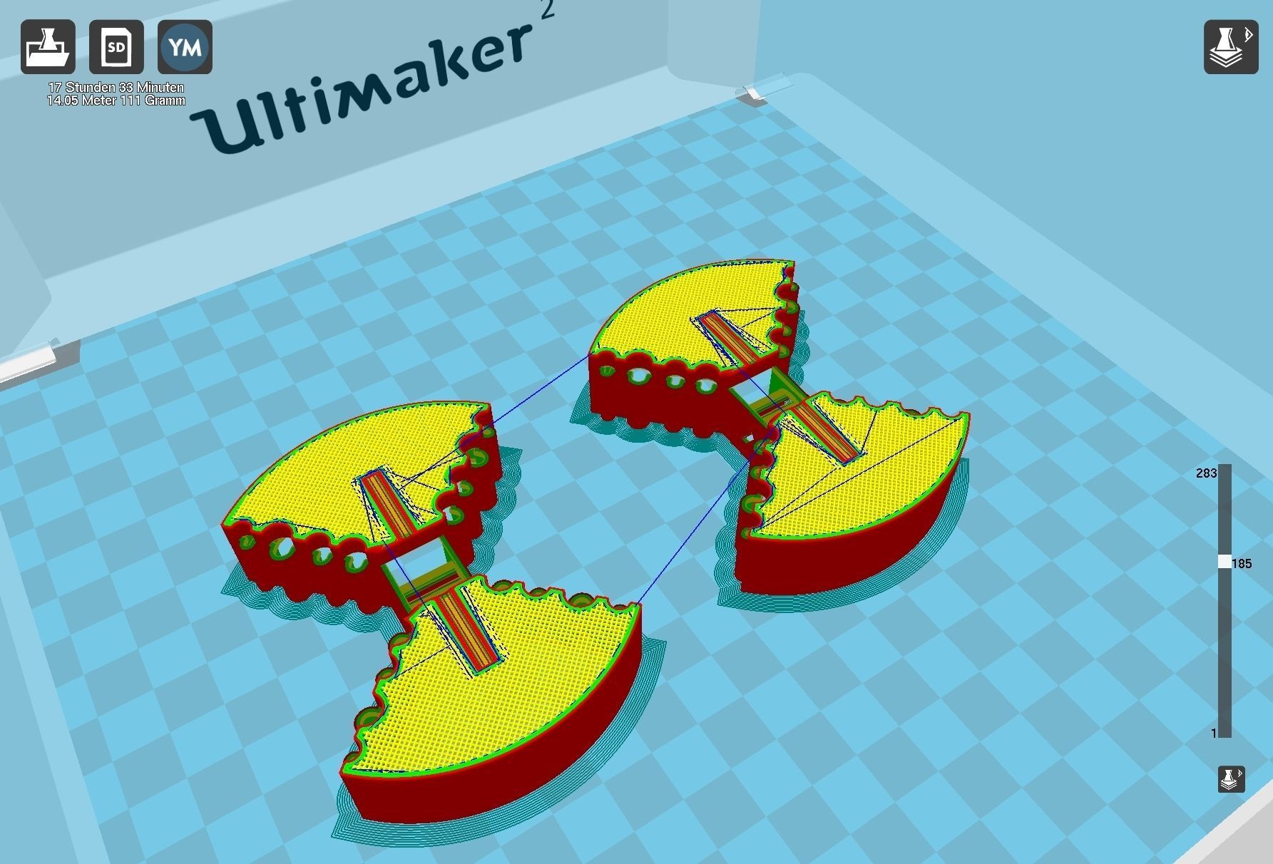 Centrifugal Cross Riddle Puzzle 3D print model_24