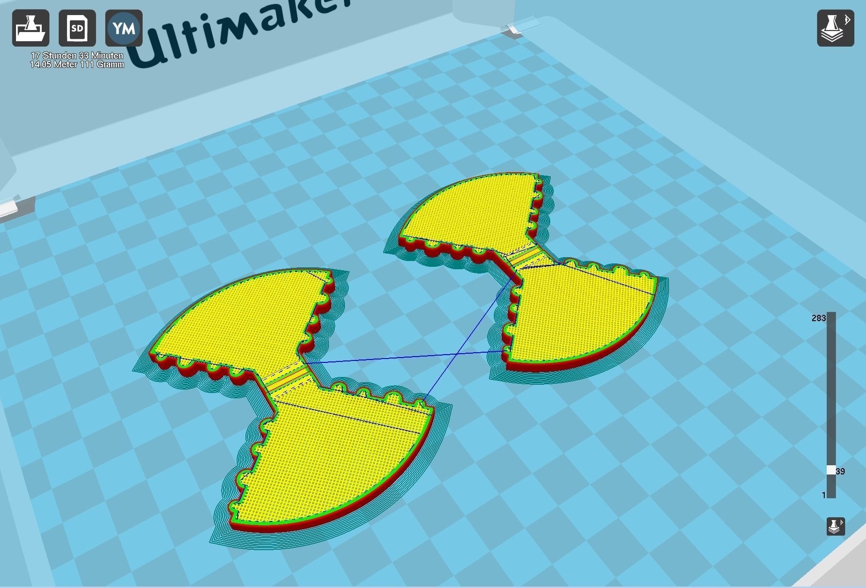 Centrifugal Cross Riddle Puzzle 3D print model_21
