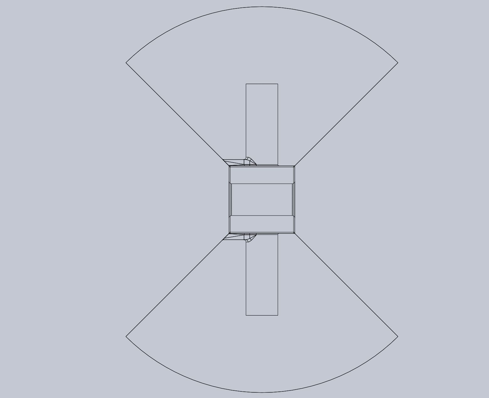 Centrifugal Cross Riddle Puzzle 3D print model_7