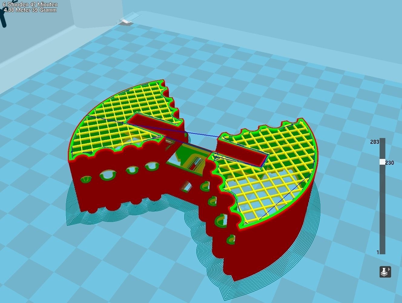 Centrifugal Cross Riddle Puzzle 3D print model_18