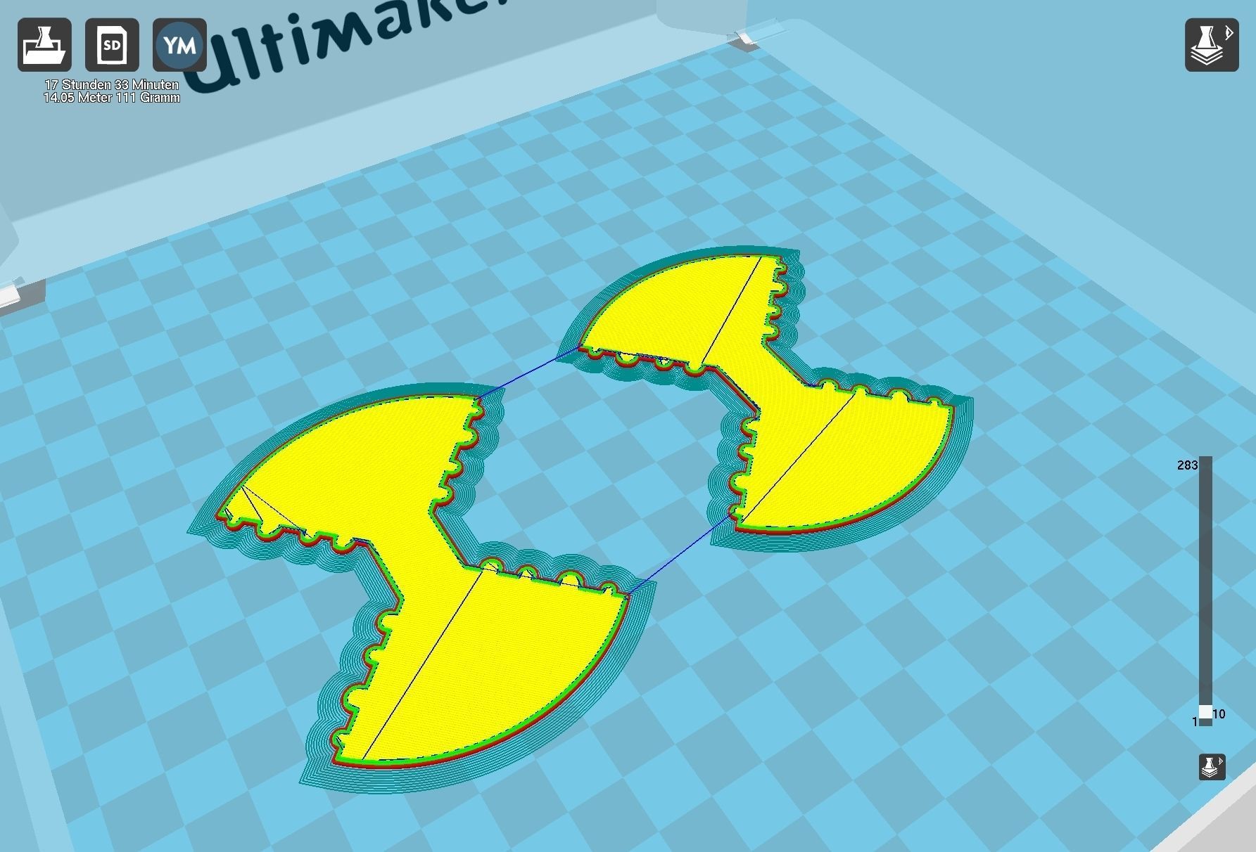 Centrifugal Cross Riddle Puzzle 3D print model_27