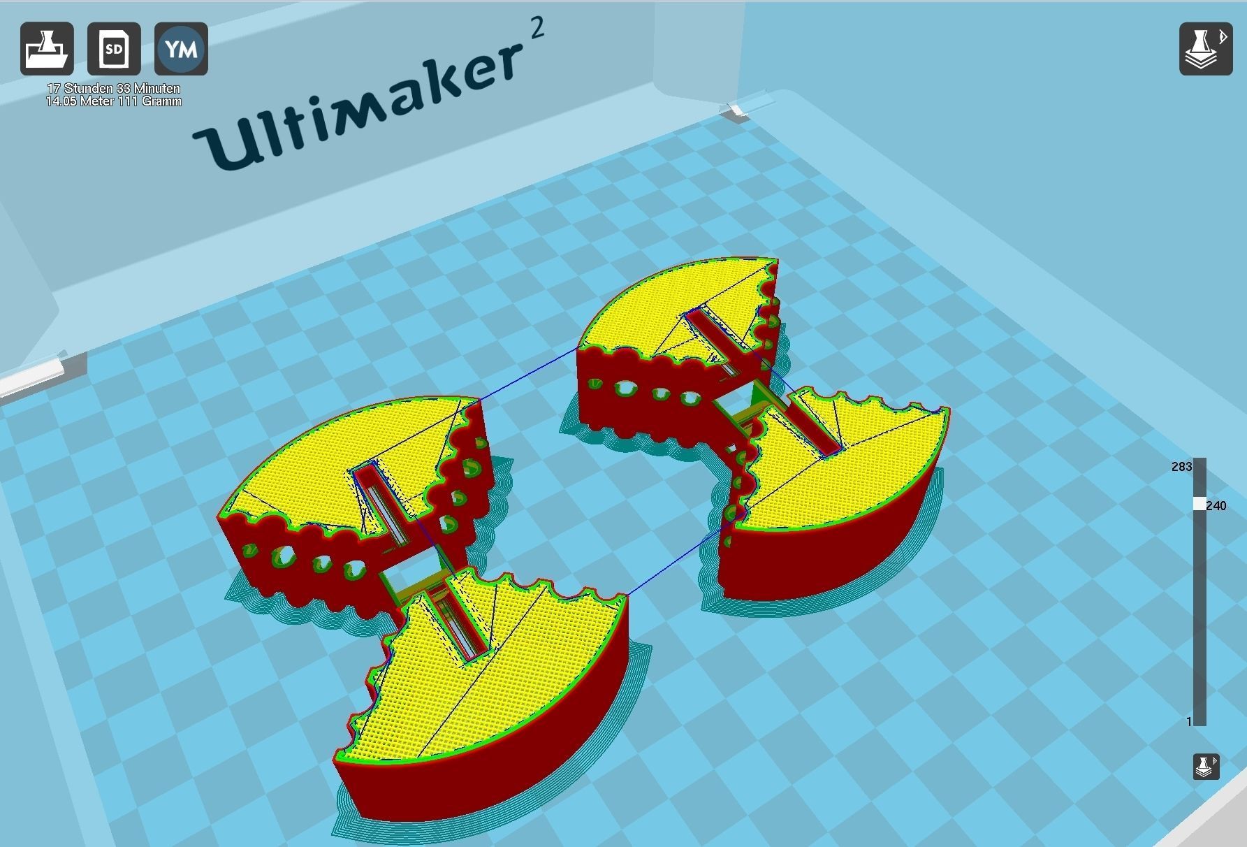 Centrifugal Cross Riddle Puzzle 3D print model_22