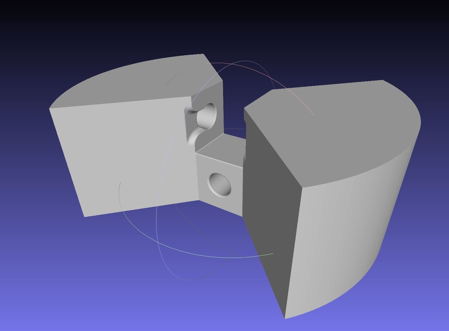 Centrifugal Cross Riddle Puzzle 3D print model_3