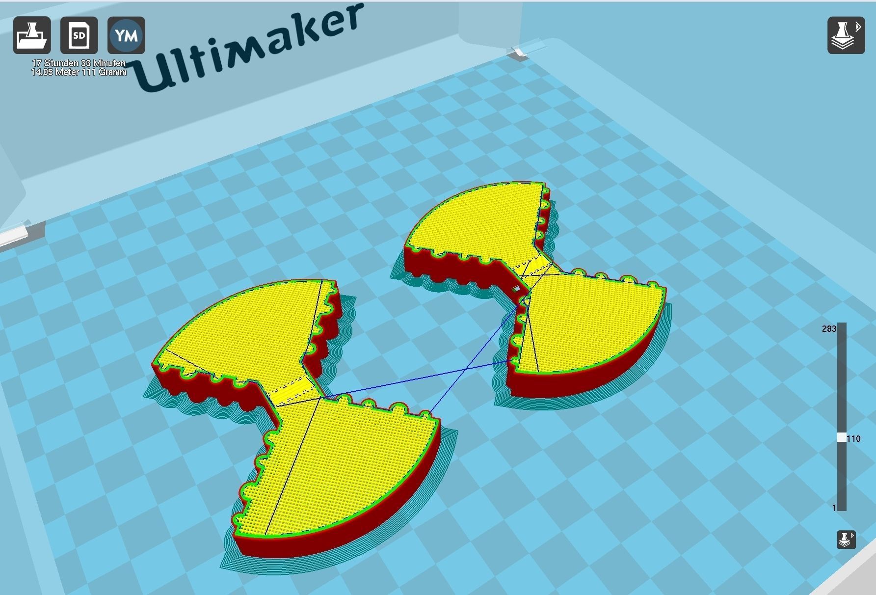 Centrifugal Cross Riddle Puzzle 3D print model_25