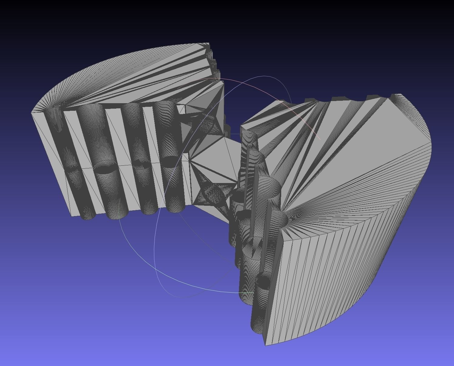 Centrifugal Cross Riddle Puzzle 3D print model_16