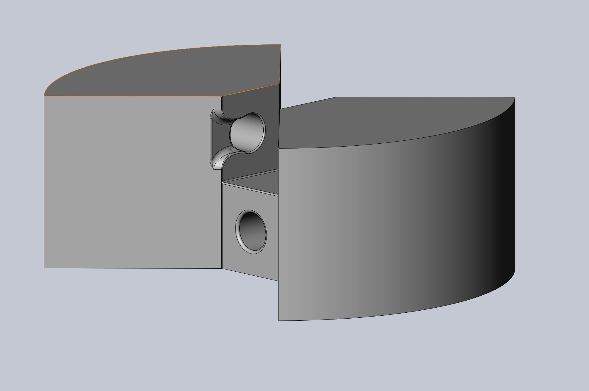 Centrifugal Cross Riddle Puzzle 3D print model_9