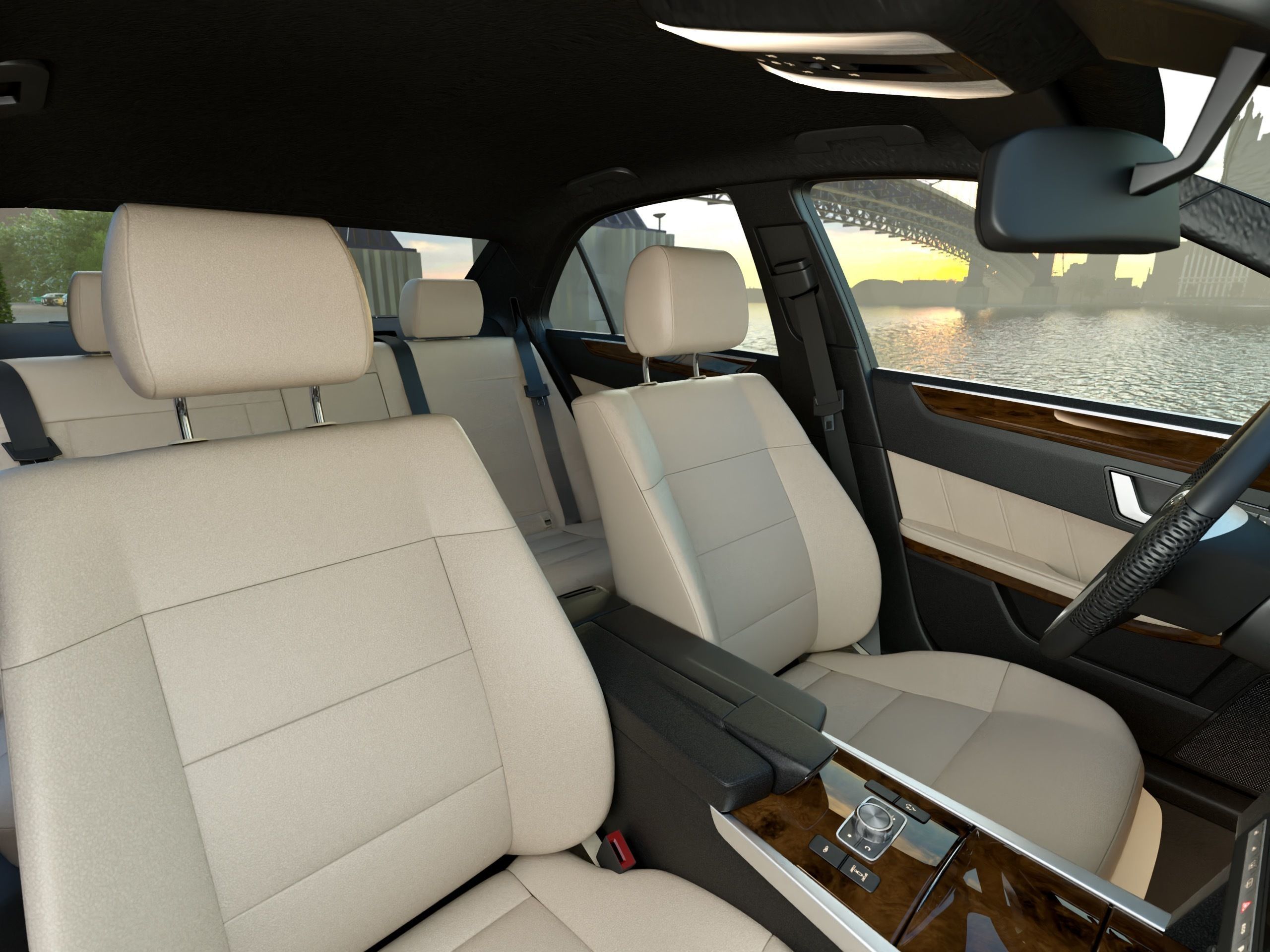 Mercedes-Benz E-Class Avantgarde 2014 3D model_10