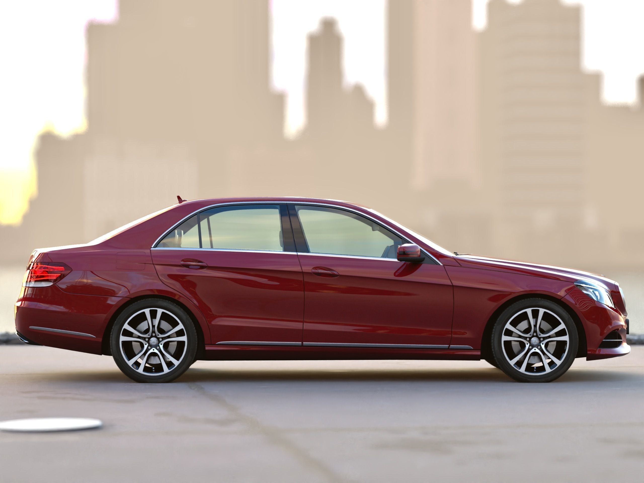 Mercedes-Benz E-Class Avantgarde 2014 3D model_3