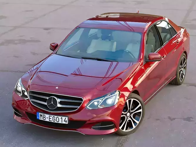 Mercedes-Benz E-Class Avantgarde 2014 3D model
