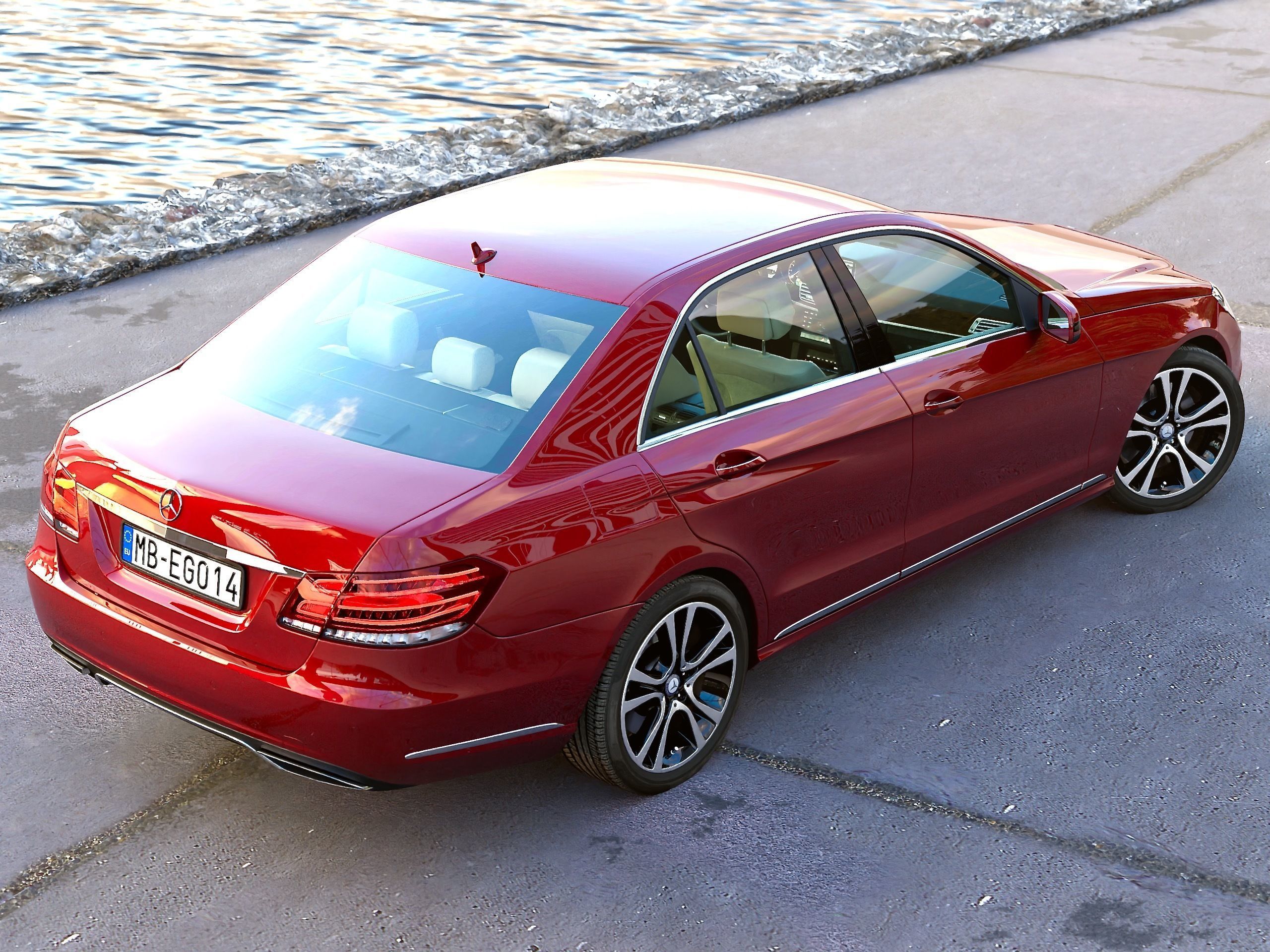 Mercedes-Benz E-Class Avantgarde 2014 3D model_1