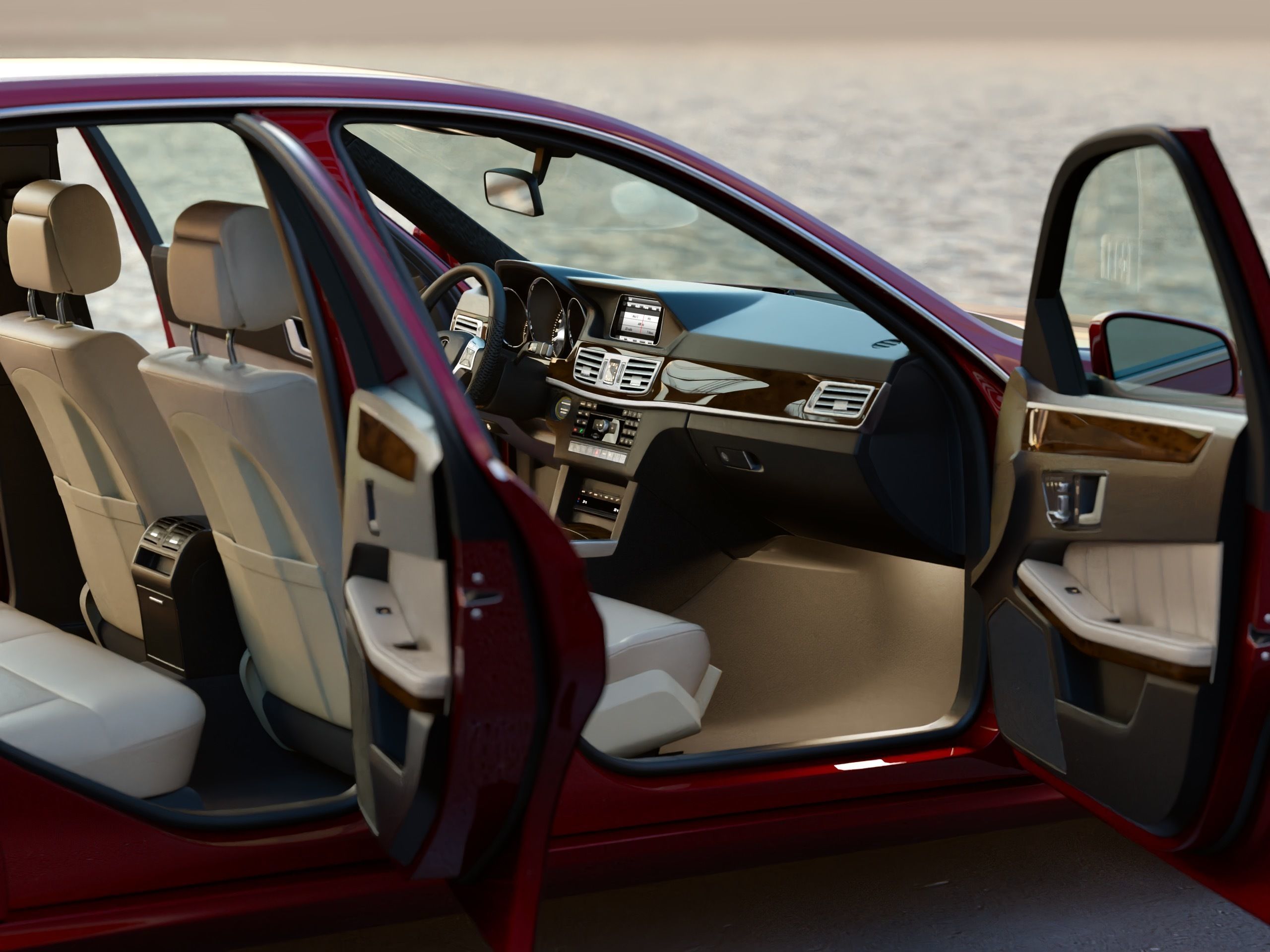 Mercedes-Benz E-Class Avantgarde 2014 3D model_7