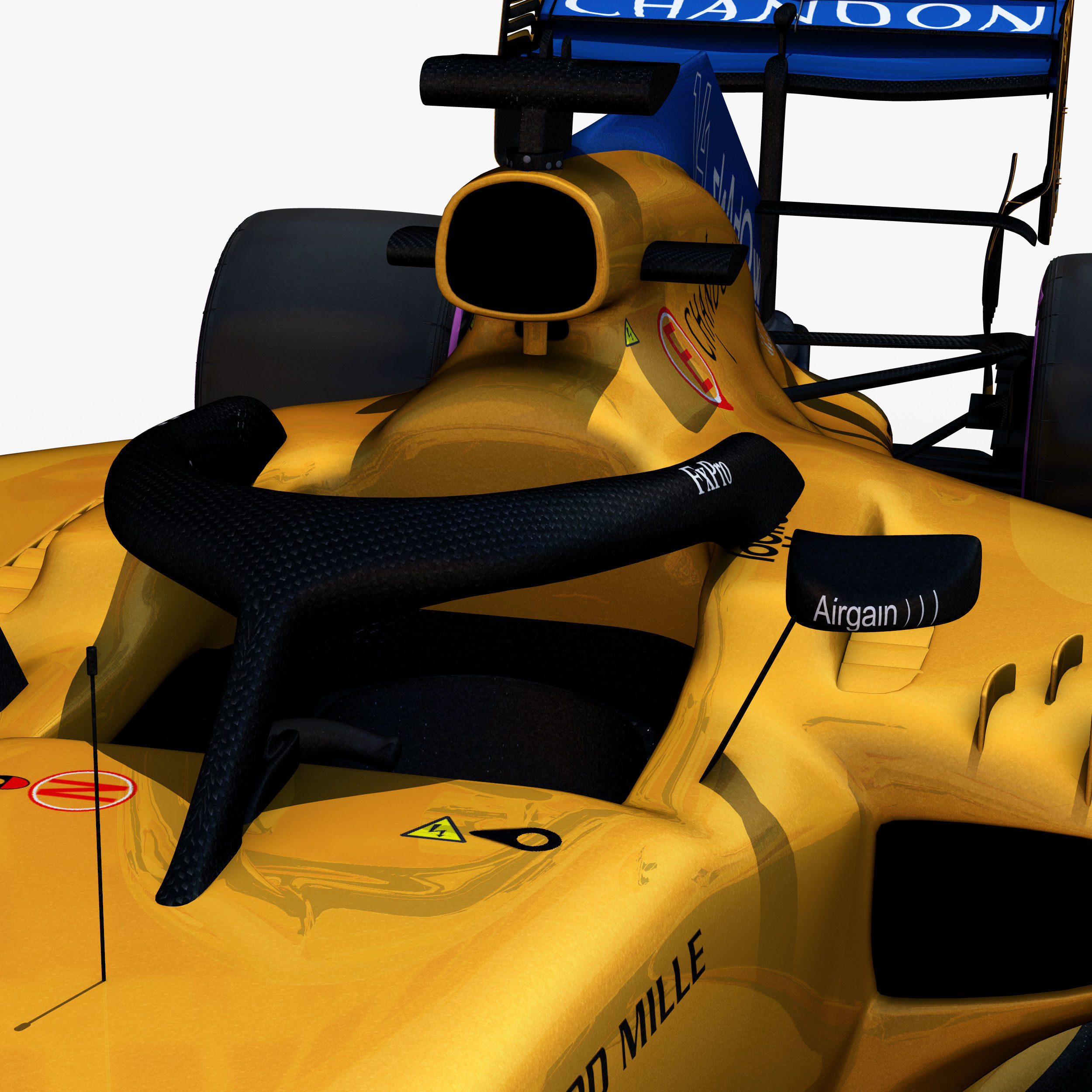 McLaren MCL33 car Low-poly 3D model_5