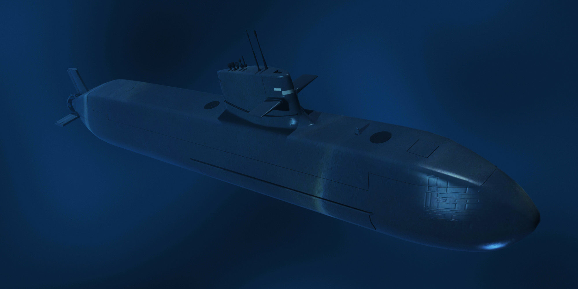 Class S80 Isaac Peral Low Poly 3D model_7