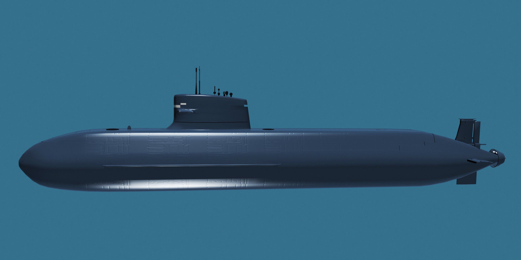 Class S80 Isaac Peral Low Poly 3D model_1