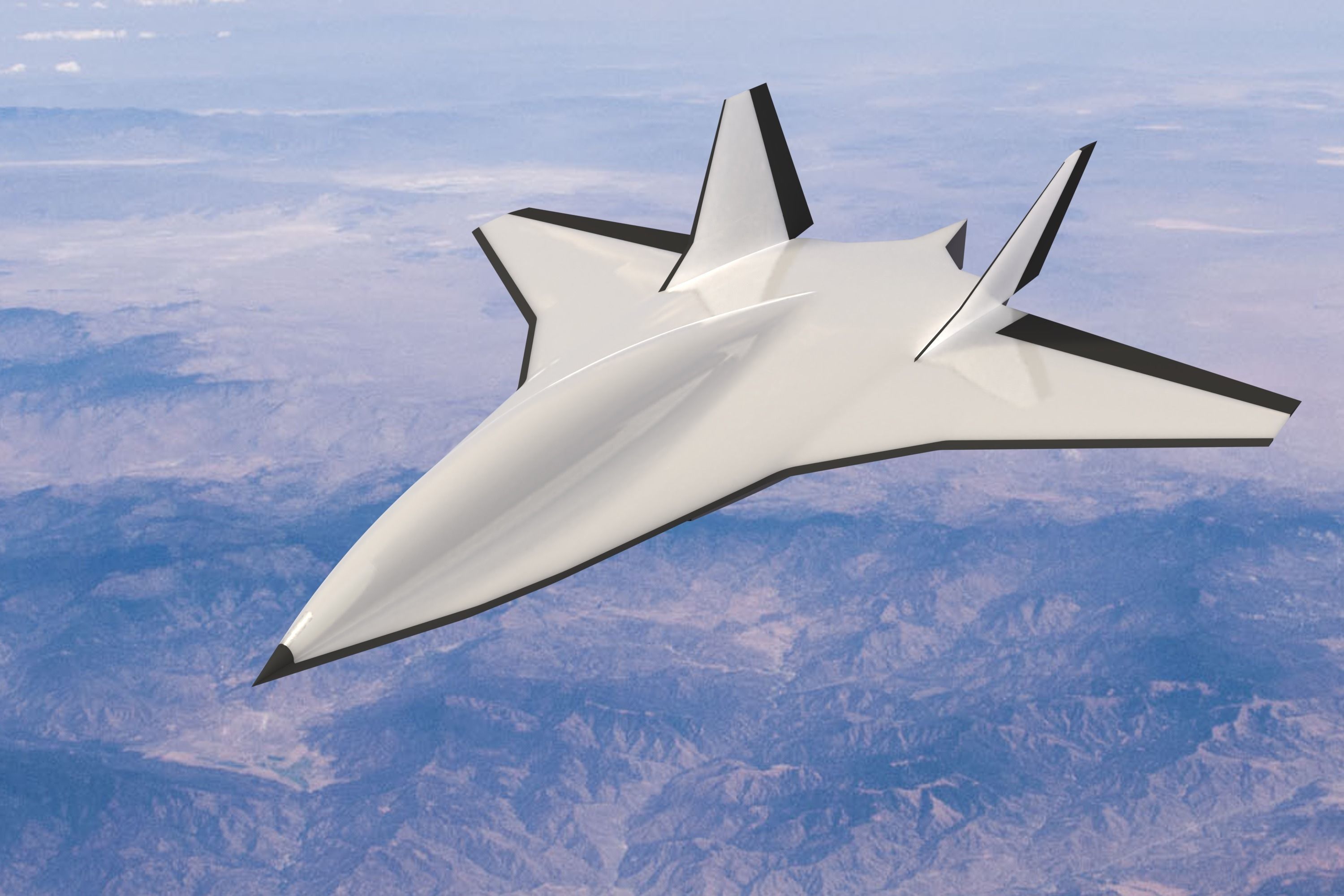 Boeing Hypersonic Valkyrie II 3D model_22