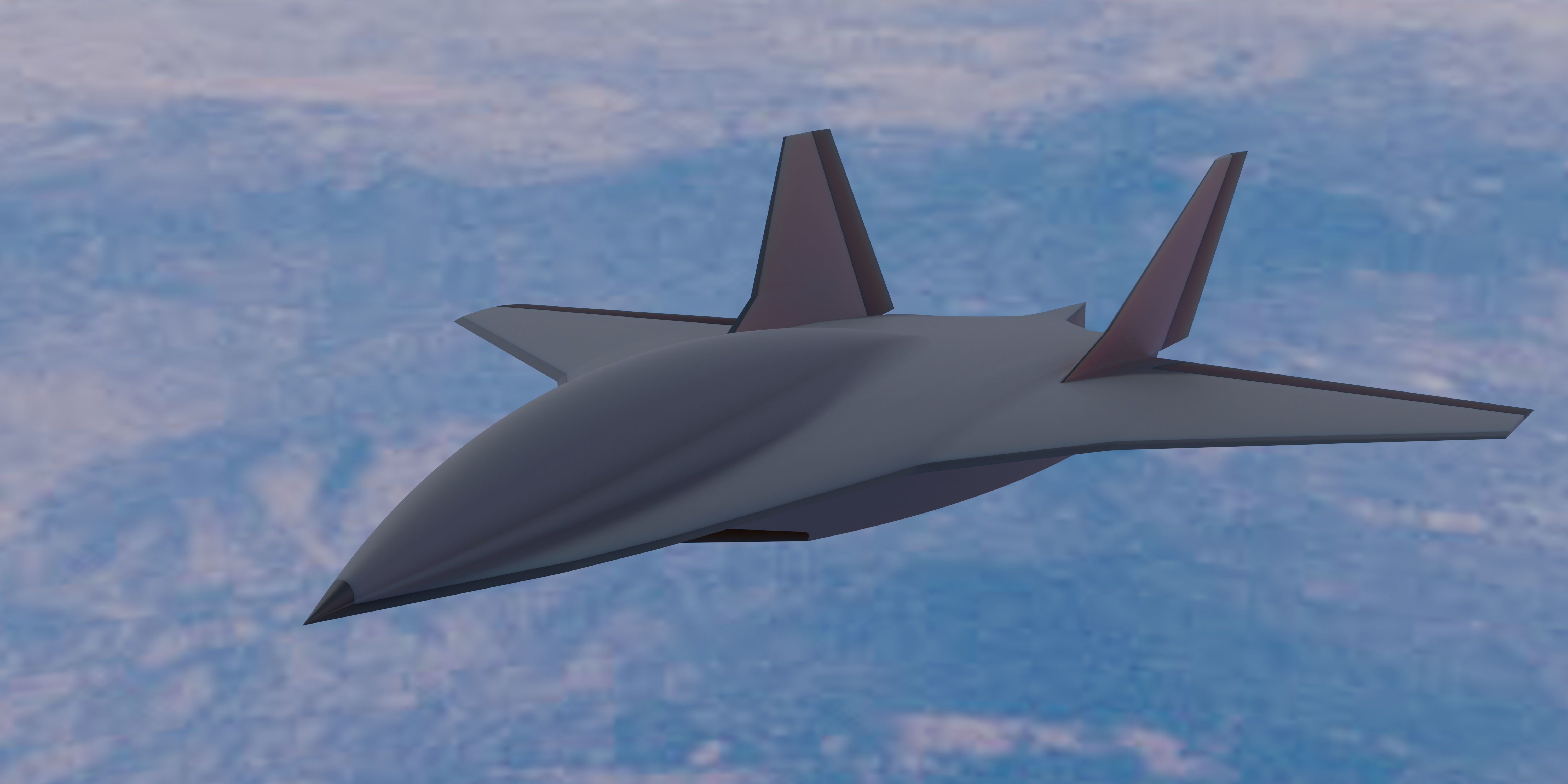 Boeing Hypersonic Valkyrie II 3D model_3
