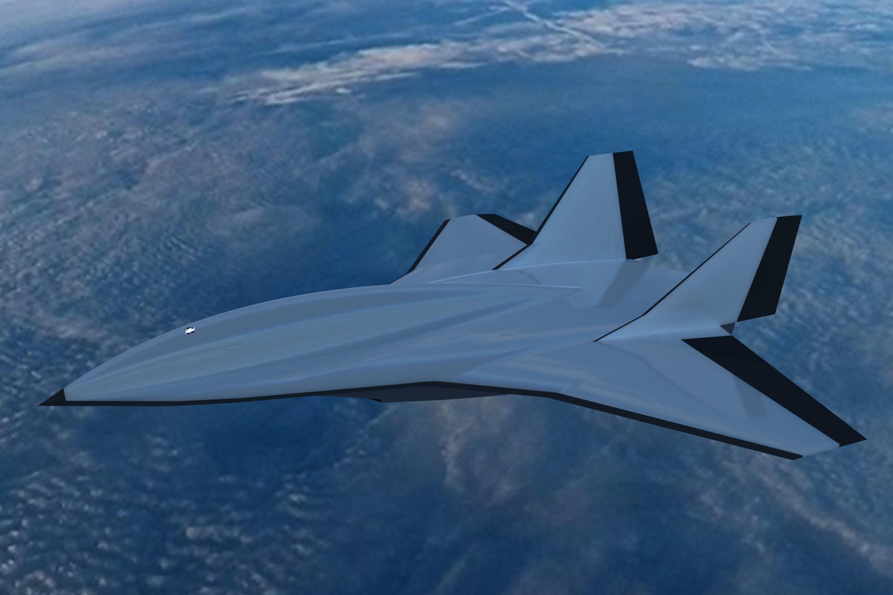 Boeing Hypersonic Valkyrie II 3D model_7
