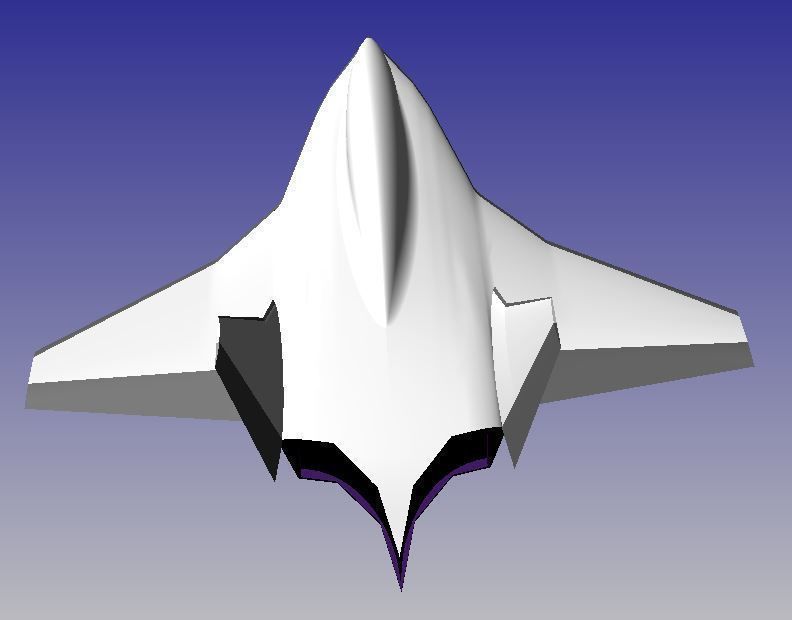 Boeing Hypersonic Valkyrie II 3D model_29