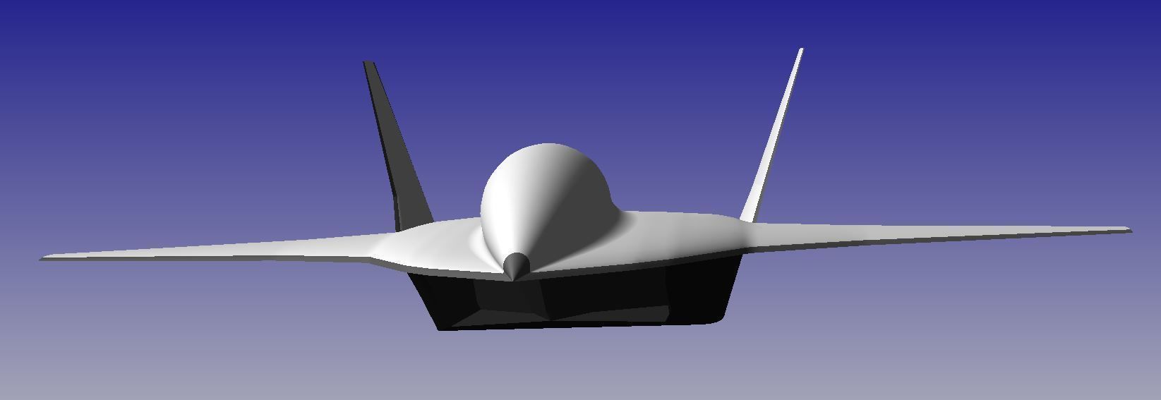 Boeing Hypersonic Valkyrie II 3D model_30