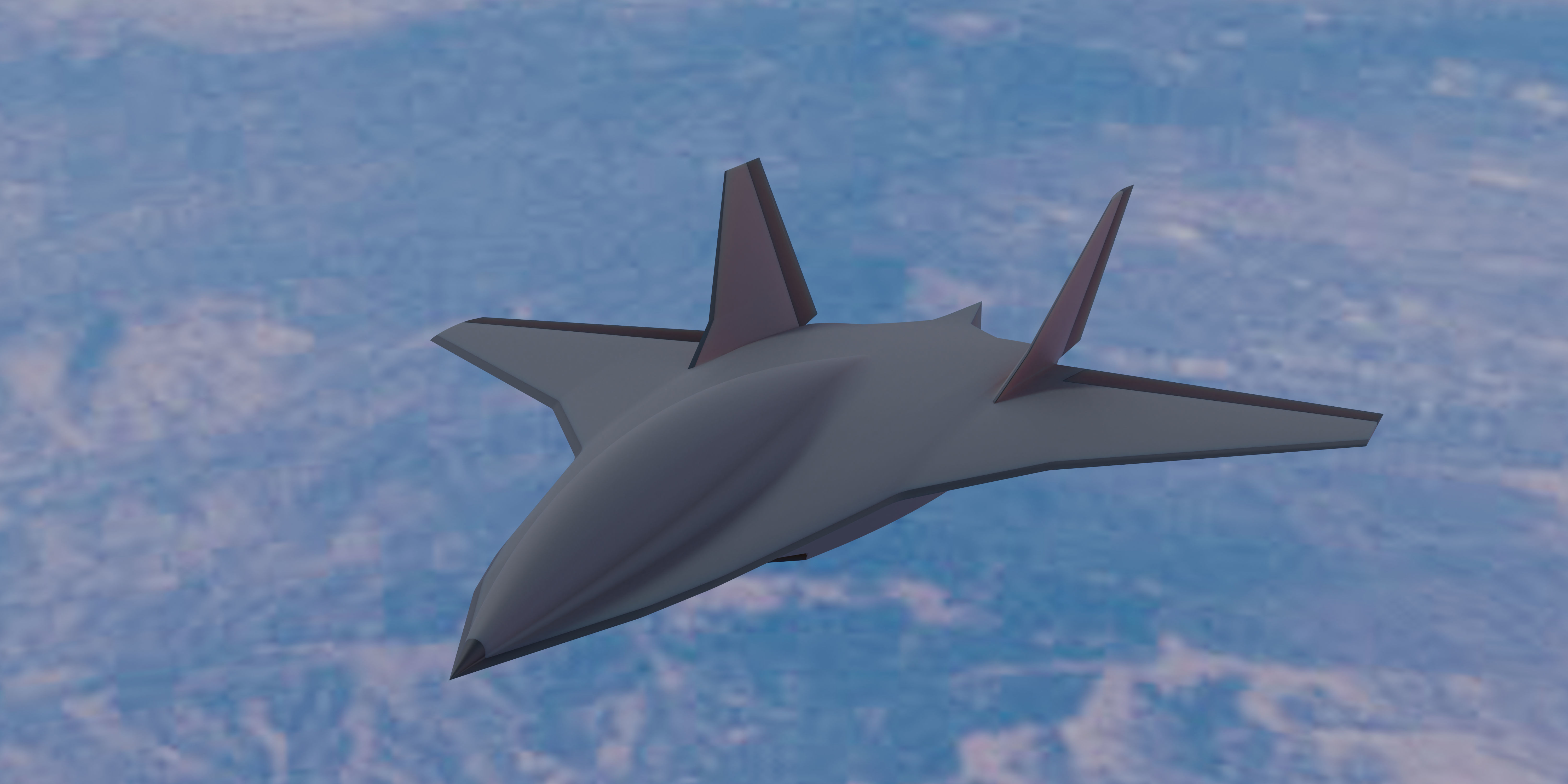 Boeing Hypersonic Valkyrie II 3D model_2