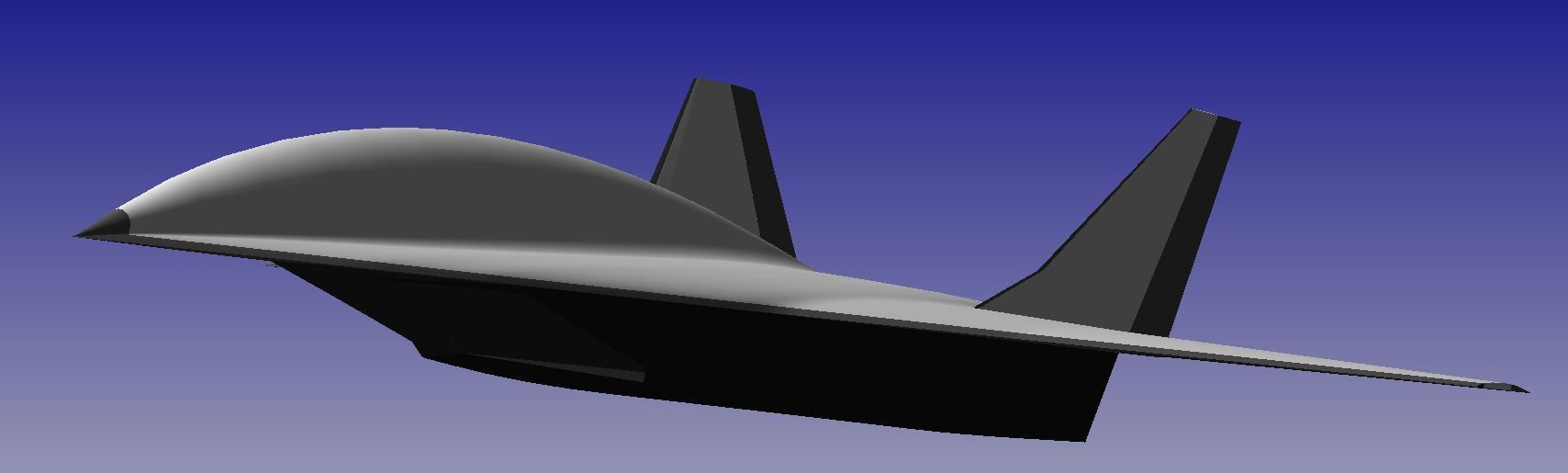 Boeing Hypersonic Valkyrie II 3D model_26