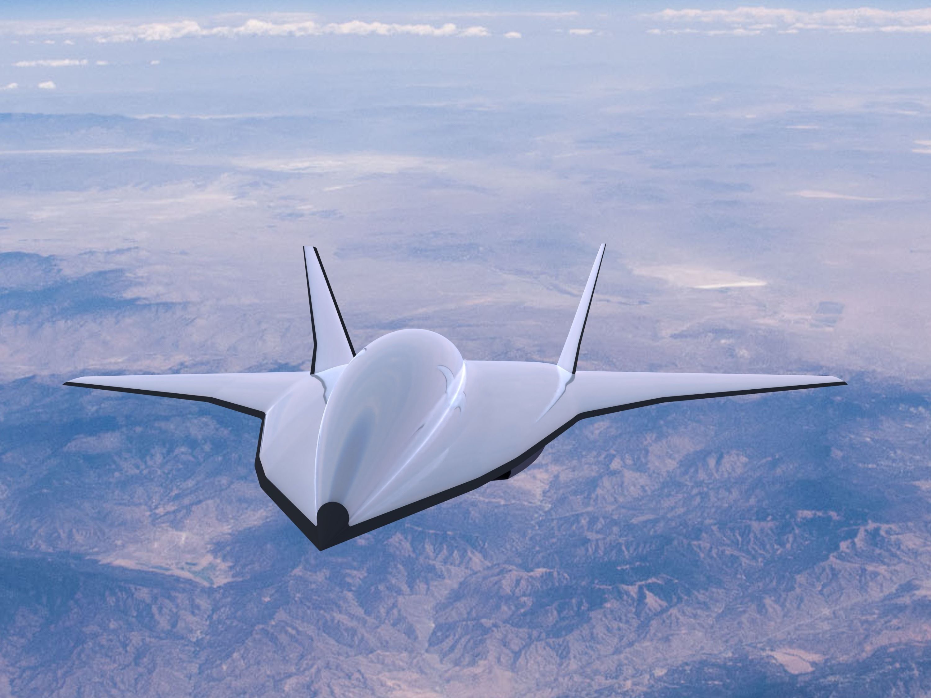 Boeing Hypersonic Valkyrie II 3D model_1