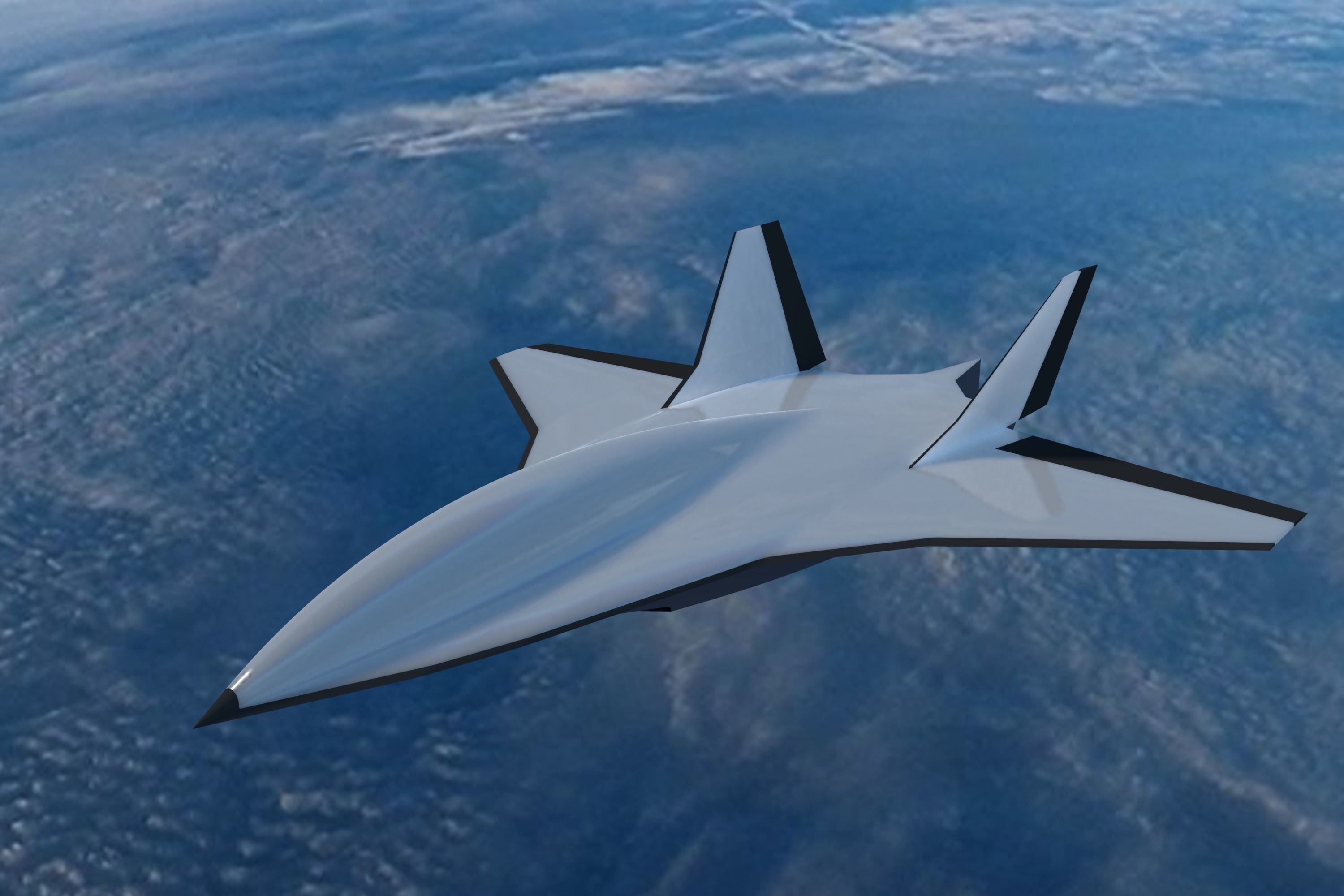 Boeing Hypersonic Valkyrie II 3D model_5