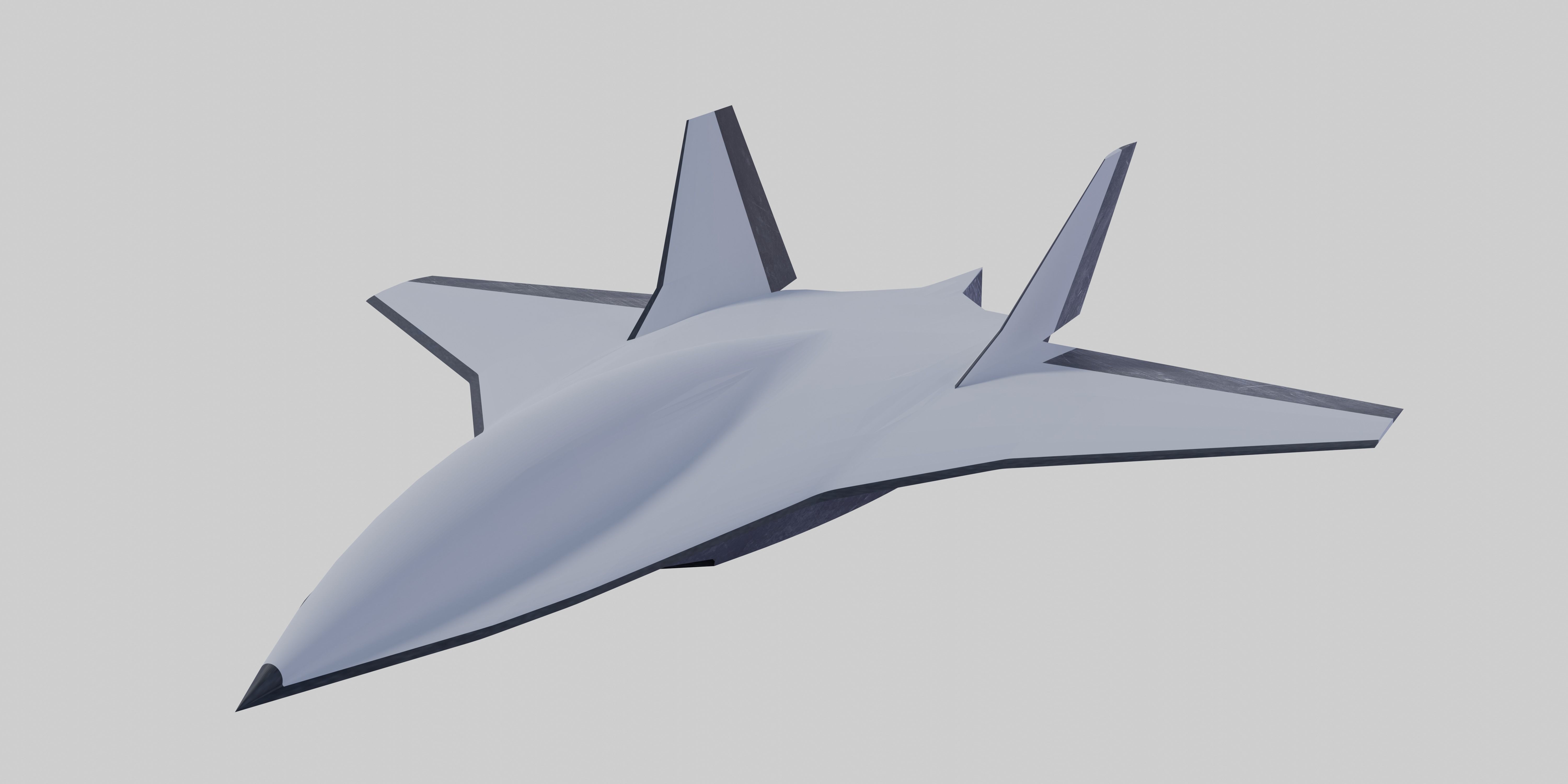 Boeing Hypersonic Valkyrie II 3D model_15
