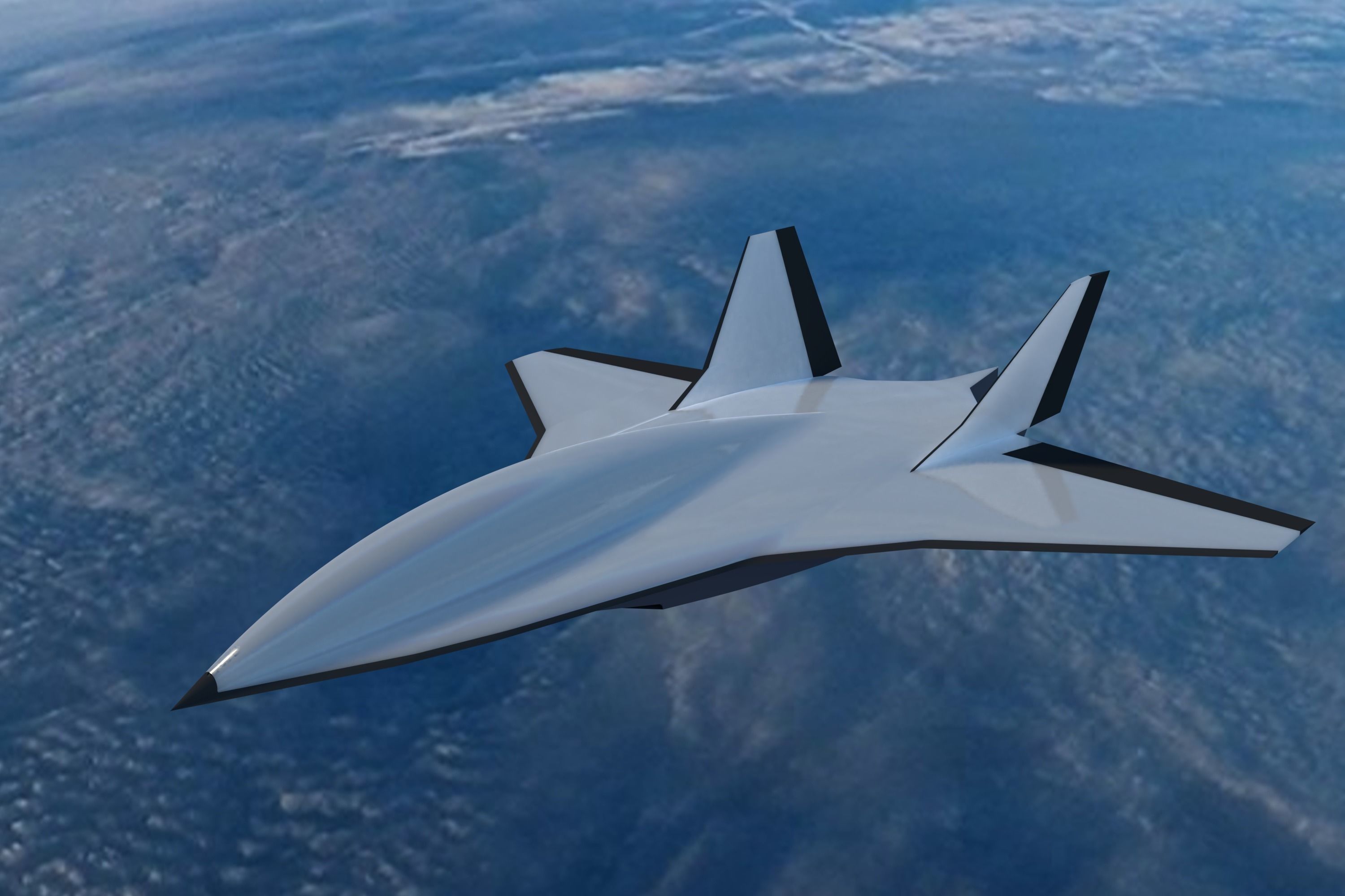 Boeing Hypersonic Valkyrie II 3D model_6