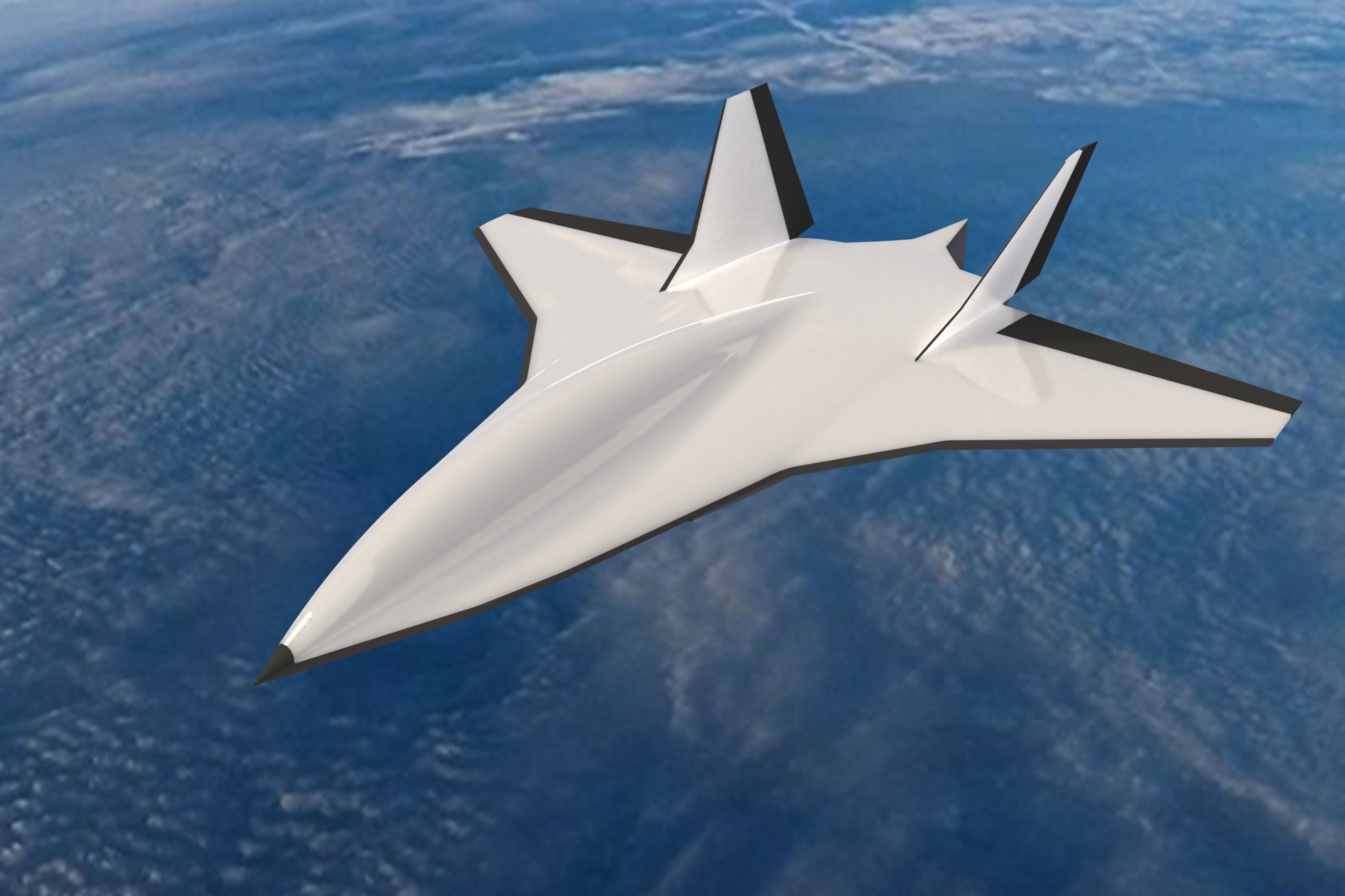 Boeing Hypersonic Valkyrie II 3D model_21