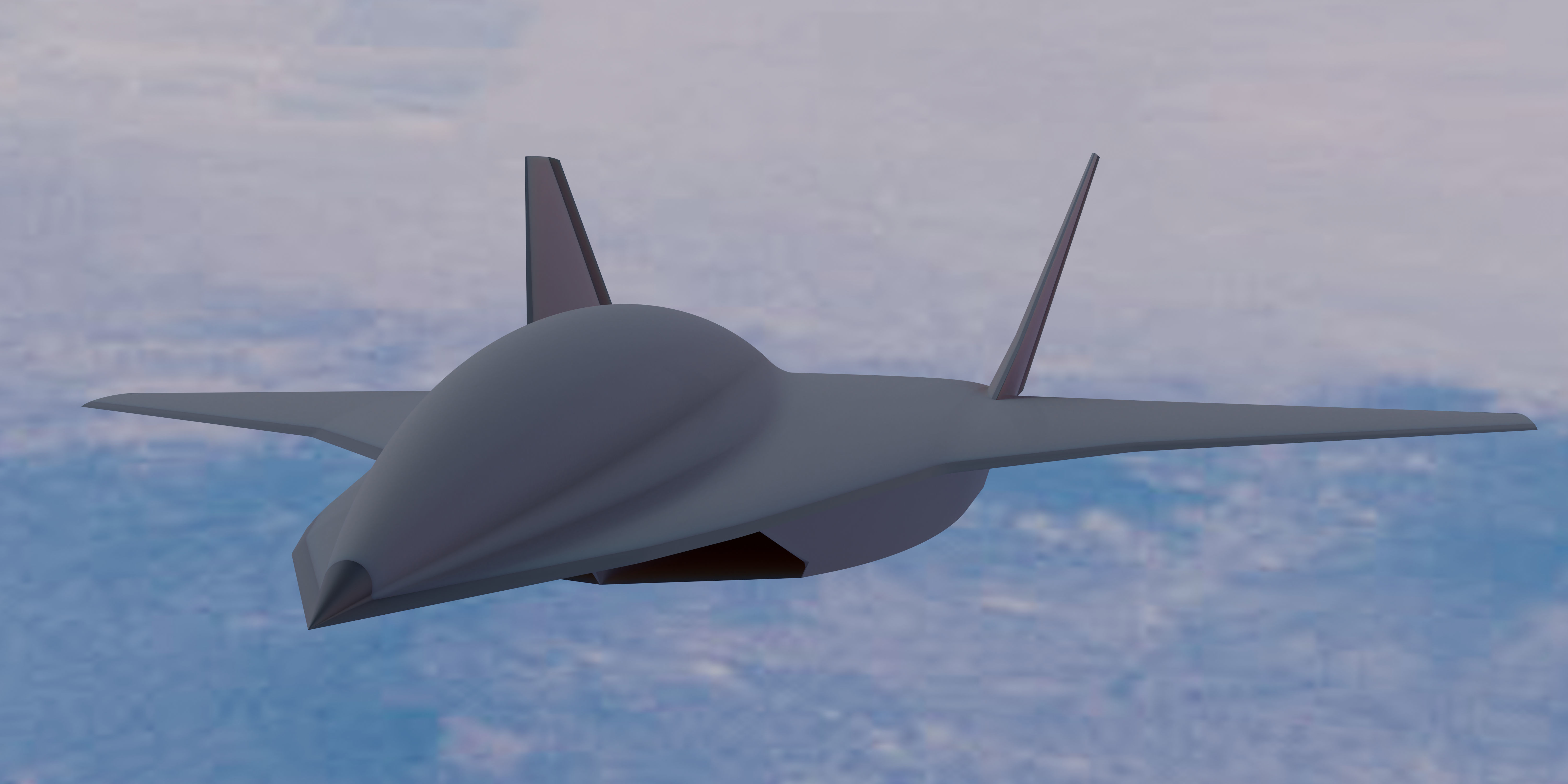 Boeing Hypersonic Valkyrie II 3D model_12