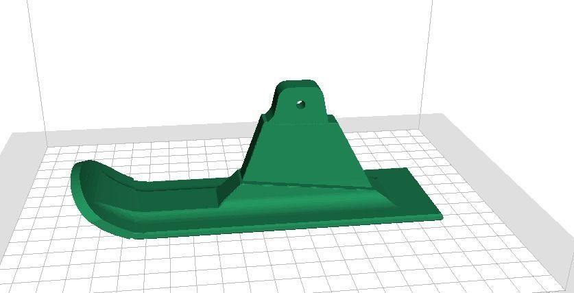 Skis for RC car 3D model 3D printable | CGTrader