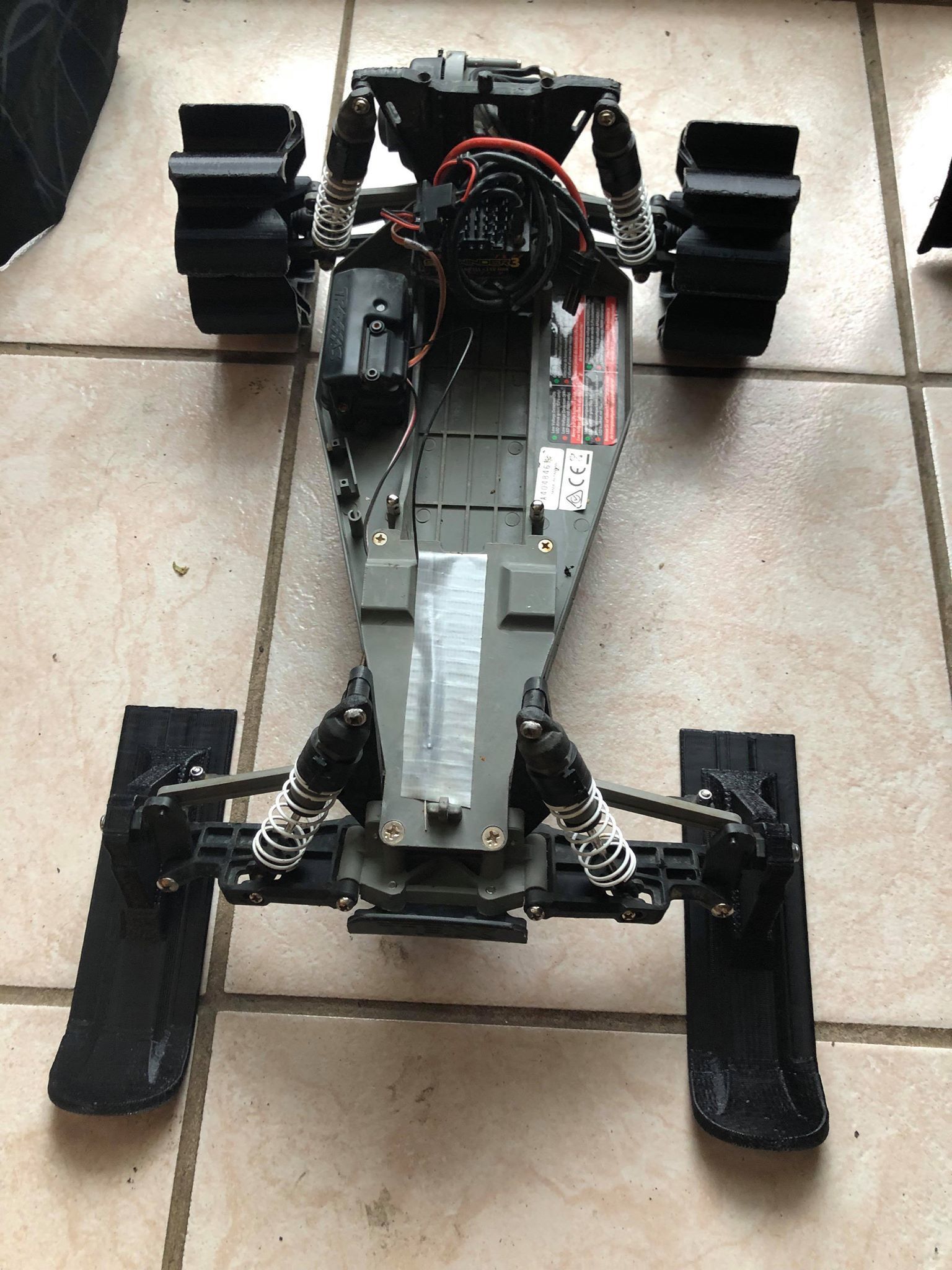 Skis for RC car 3D model 3D printable | CGTrader