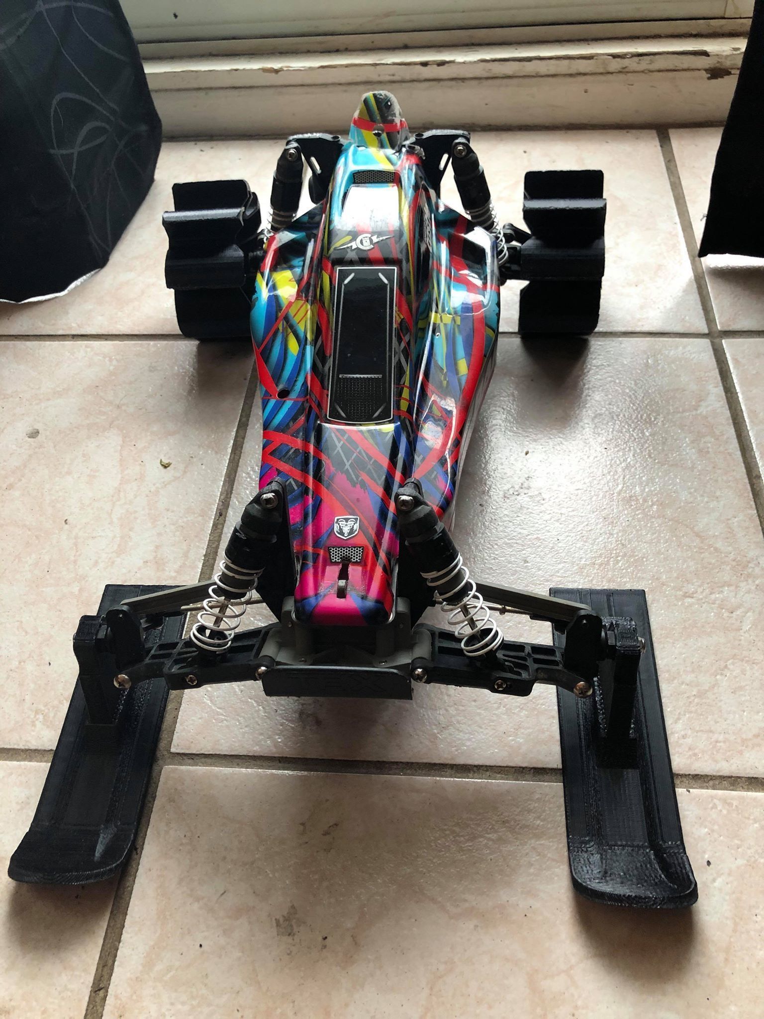 Skis for RC car 3D model 3D printable | CGTrader