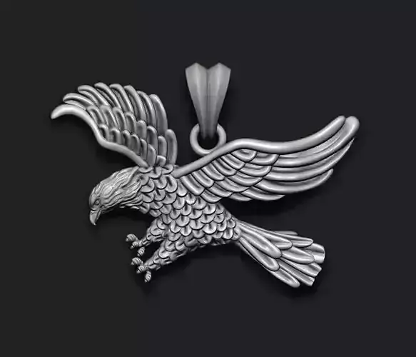 Eagle pendant 3D print model