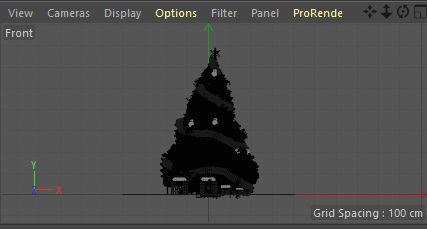 Christmas Tree Decorated 3D 3D model_2